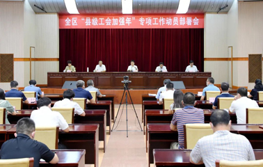自治區(qū)總工會(huì)召開(kāi)全區(qū)“縣級(jí)工會(huì)加強(qiáng)年”專(zhuān)項(xiàng)工作動(dòng)員部署會(huì)