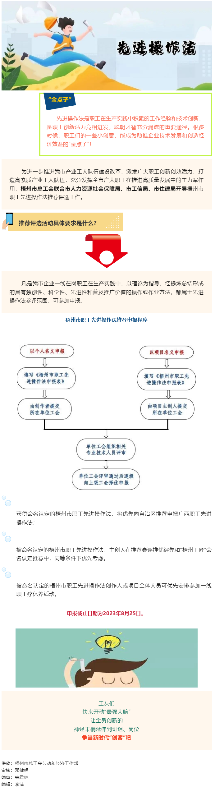 真金不怕火煉，有點子你就來！市總工會聯(lián)合市人力資源社會保障局、市工信局、市住建局開展梧州市職工先進(jìn)操.png