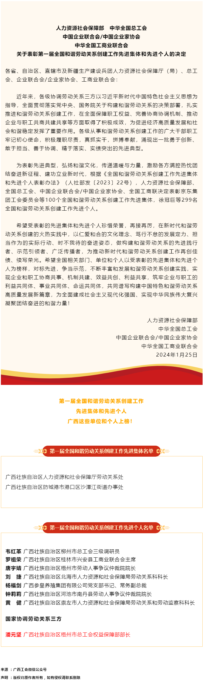 喜報，第一屆全國和諧勞動關(guān)系創(chuàng)建工作先進(jìn)集體和先進(jìn)個人名單公布 梧州市1人上榜.png